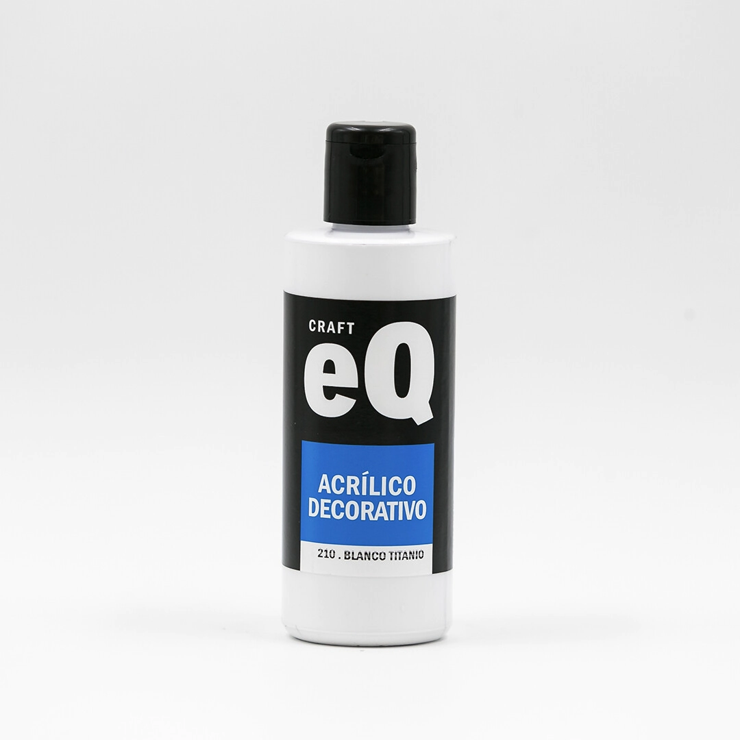 Eq Acrilico decorativo al agua, presentación 50 cc 59 tonos