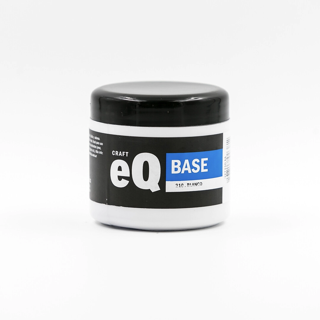 Eq base acrílica al agua, presentación 200cc, 400cc y 900cc 30 tonos, básicos y fondos, cálidos, fríos y verdes, especiales y pasteles.
