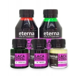 Eterna laca vitral Pintura al solvente con acabado brillante y traslúcido
